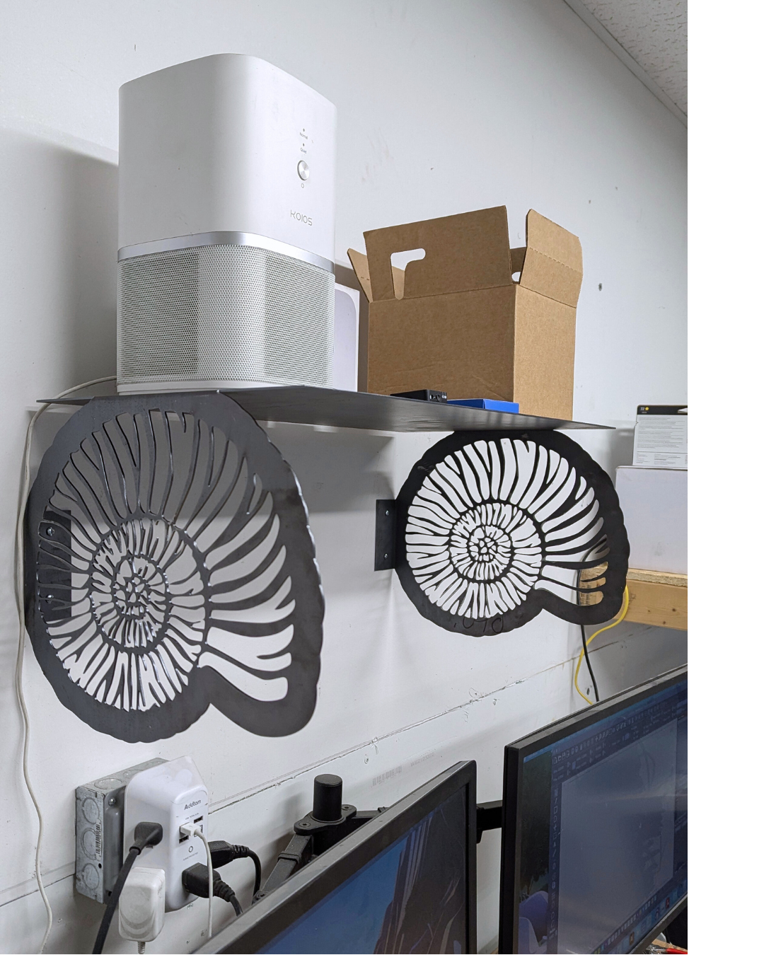 Decorative Metal Shelf