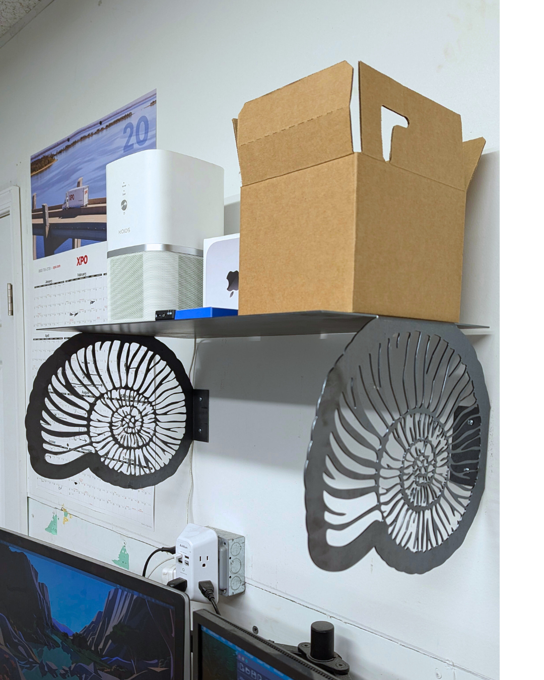 Decorative Metal Shelf